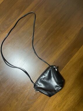 Perry Ellis Black Crossbody Shoulder Bag